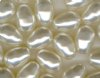 1 11x8mm Cream Swarovski Pearl Drop
